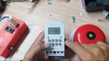 Hướng dẫn chỉnh timer là Bộ chuông báo hẹn giờ cho nhà xưởng, trường học, hẹn giờ tắt mở động cơ