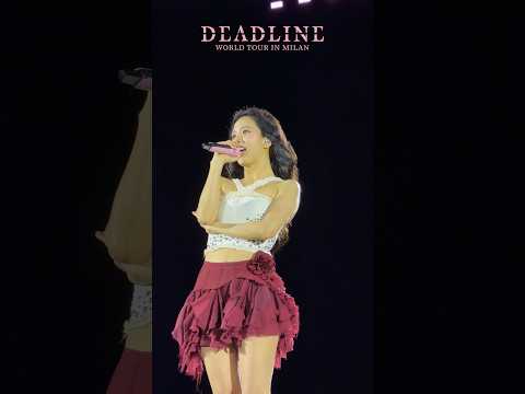 BLACKPINK WORLD TOUR 〈DEADLINE〉 IN MILAN 🖤💕#JISOO #지수 #DEADLINE