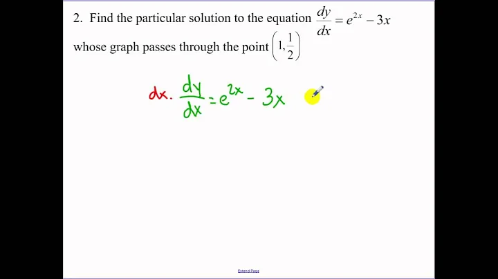 7.1 - Differential Equations