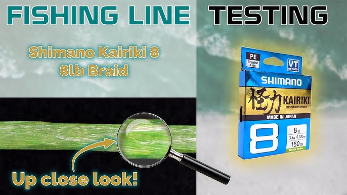 Fishing Line Testing - Shimano Grappler PE1 20lb Braid 