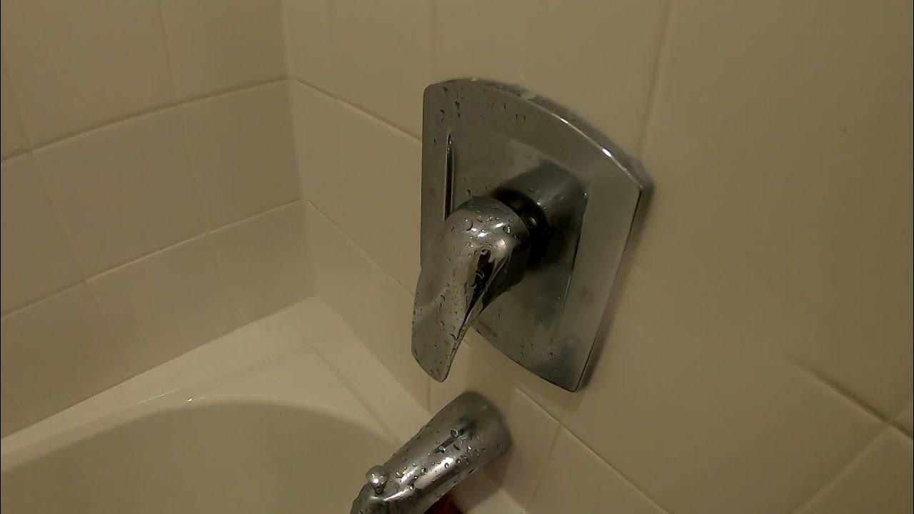 replacing tub faucet , how to replace tub faucet , low shower head