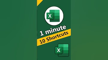 🔥1 Minute 10 Shortcuts -  Time Saving Shortcut #msexcel #exceltips #shorts