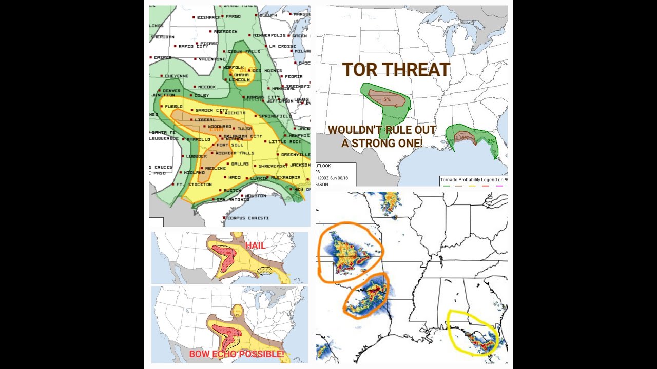 LIVE COVERAGE! SEVERE STORMS IN THE SOUTHERN PLAINS AND GULF COAST ...