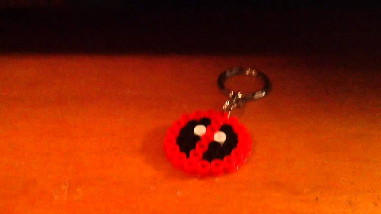DEADPOOL | Perler Bead Deadpool Logo Keychain - YouTube DEADPOOL | Perler Bead Deadpool Logo Keychain - YouTube