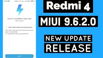 Redmi 4 miui 9.6.2.0 update | miui 9.6.2.0 features