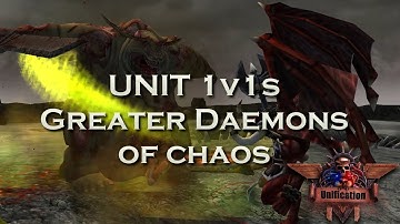 Dawn of War Unification Mod [v.6.9.25] - CSM Bloodthirster vs Chaos Greater Daemons | Warhammer 40K
