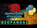 10 Geoprocessing Applications of GeoPandas Library