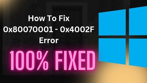 How To Fix  0x80070001 - 0x4002F Error While Installing Windows 11 24H2