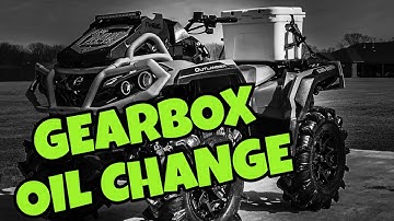 2020 CANAM OUTLANDER 850 GEARBOX OIL CHANGE - HOW TO