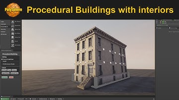[UE4]  Generate Procedural Buildings with Interiors ★ City Packs ★
