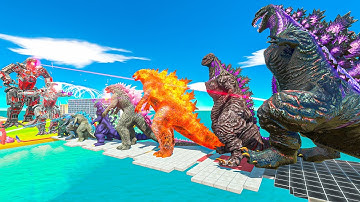 Evolution of Shin Godzilla Size Comparison vs Team Mechagodzilla and Shimo & King Kong - ARBS