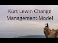 Kurt Lewin Change Management Model | Organisatial culture | Change Management