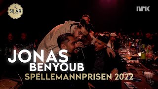Jonas Benyoub opptrer på Spellemannprisen 2022