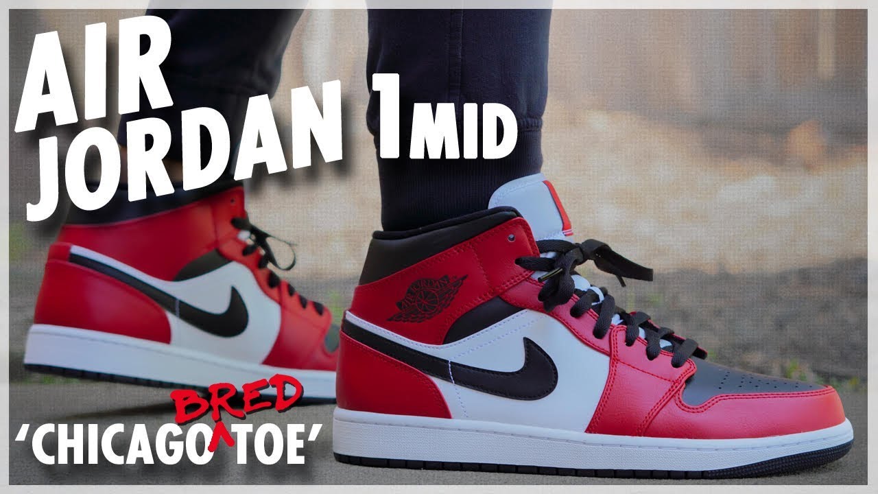 WHY YOU NEED THE JORDAN 1 MID CHICAGO BLACK TOE: REVIEW & ON FEET