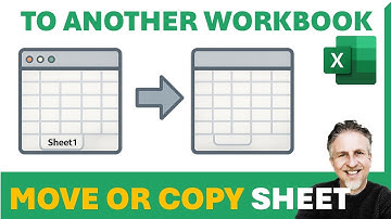 Move or Copy Worksheet to Another Workbook