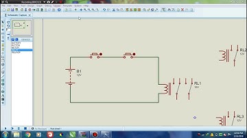 Simulasi Proteus- Rangkaian Pintu Otomatis Sederhana