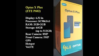 Overview| Optus X-Plus X Plus (ZTE P602) 4G Android Phone