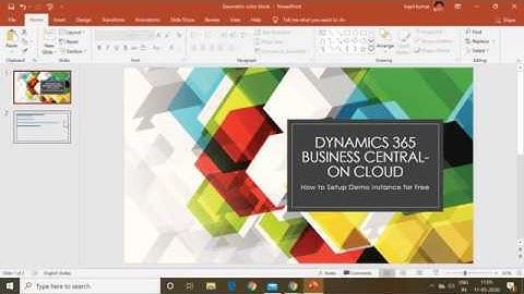 How to Setup Demo Environment of Dynamics 365 Business Central -On Cloud and Mobile App