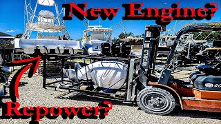 Is A NEW Boat ENGINE Worth It? Re-Power COST & Process!