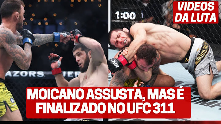 VIDEO LUTA MOICANO ASSUSTA, MAS ISLAM MAKHACHEV FINALIZA E DEFENDE CNTURÃO NO UFC 311