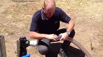 Irribiz - Install of Philmac Camlock Fitting