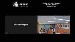 Stevens County Board of Commissioners Regular Meeting 02/20/2024