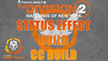 The Division 2 | CC Crowd Control Status Effect Build | Support Build AMAZING
