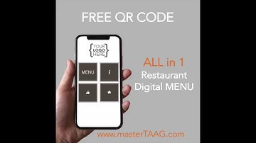QR Code Restaurant Menu by #MasterTAAG