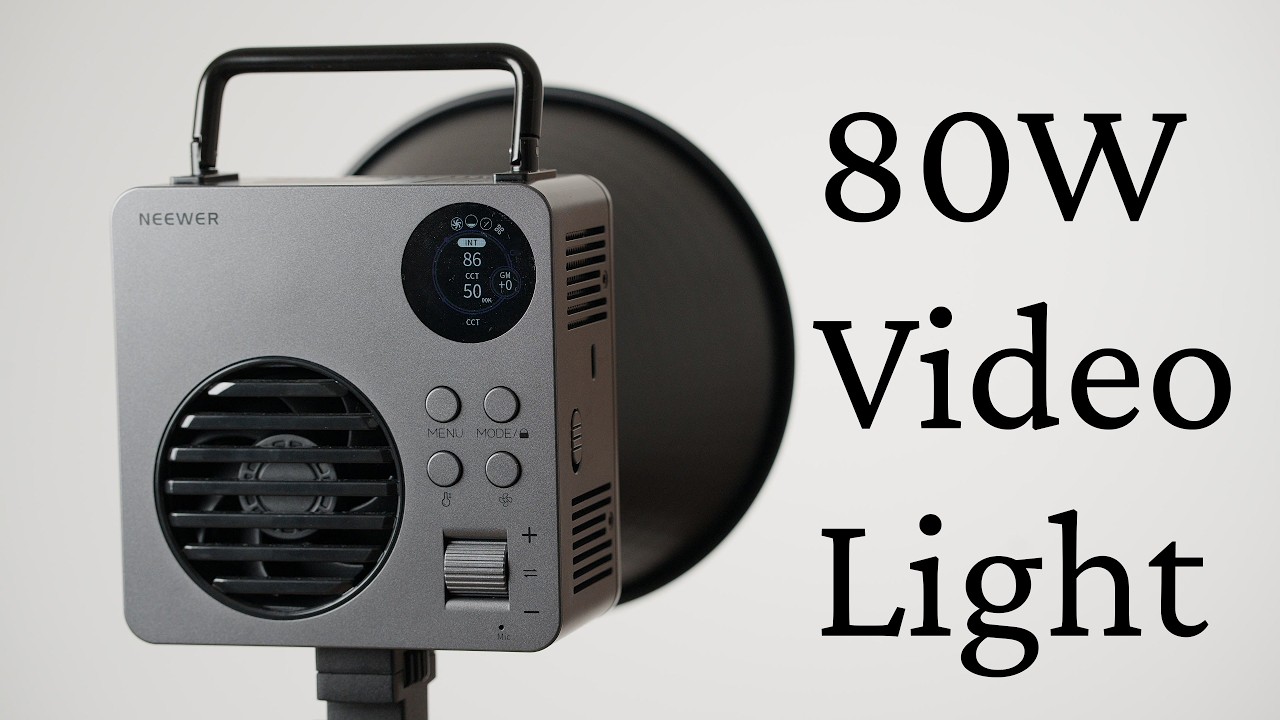 Neewer HB80C 80W RGB Video Light Review - YouTube