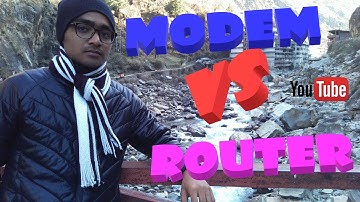 MODEM VS ROUTER in hindi/urdu || by NETWORKLOGY
