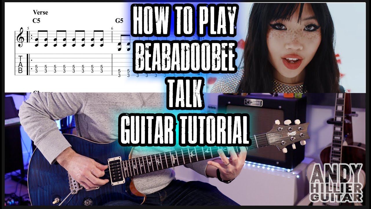 How to play beabadoobee Talk Guitar Tutorial Lesson YouTube