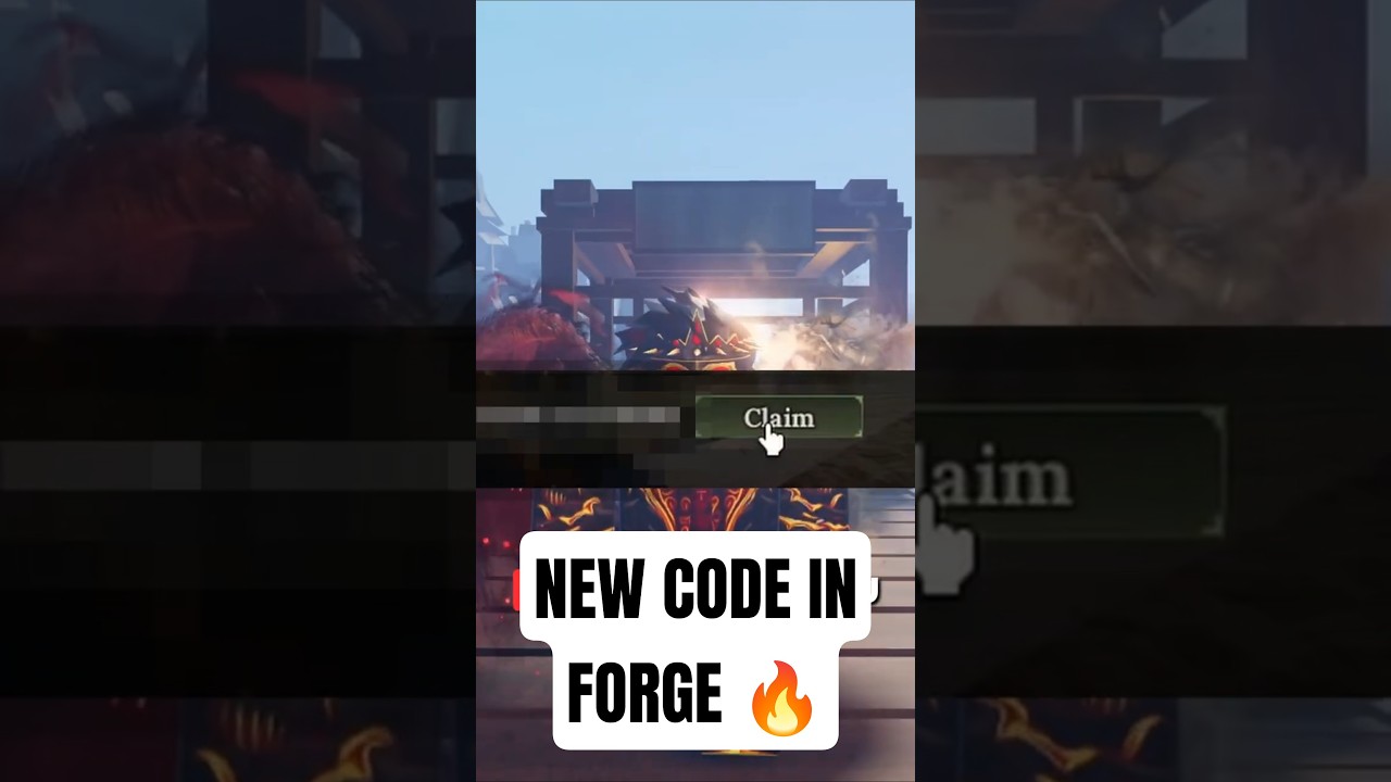 НОВЫЙ КОД в FORGE ⛏ ... ??! #theforge #fyp #roblox