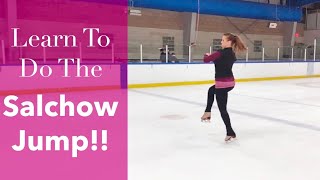 How To Do A Salchow Jump in Figure Skates!
