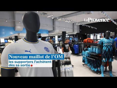 Nouveau maillot de l'OM : les supporters l'achètent dès sa sortie