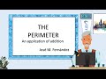 The perimeter. An application of addition.