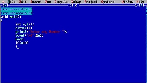Factorial number program in c using Goto statement | factorial program without using loop in c