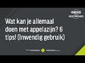 Wat kan je allemaal doen met appelazijn? (6 Tips – inwendig gebruik)