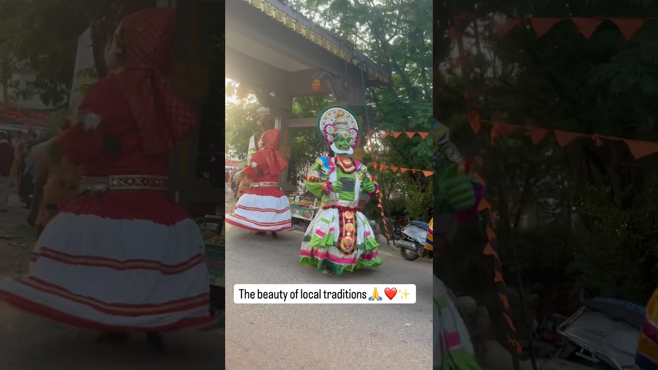 Traditional Procession Near Udupi 🔥 #ytshorts #kantara #travel #viral #roadtrip