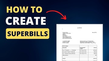 How to Create a Superbill