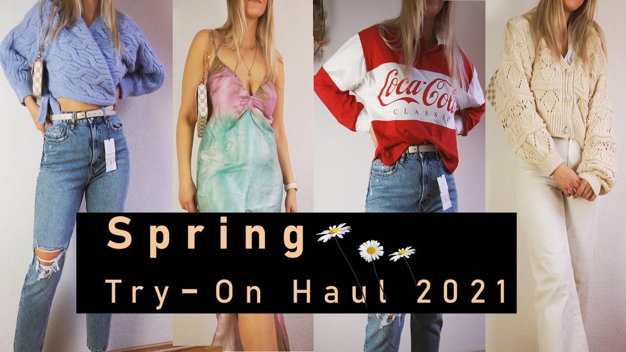 HUGE SPRING Try-On and Styling Haul - New-In ZARA and H&M - YouTube