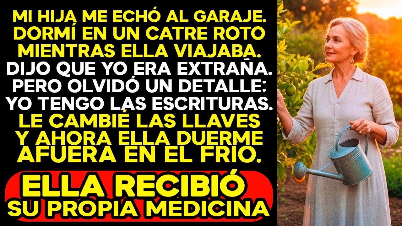 “Duerme En El Garaje, Mamá” Me Dijo Mi Hija... Mi Venganza Fue Épica