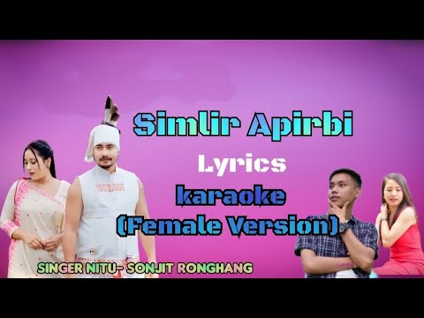 Simlir Apirbi Karaoke Lyrics Full Track With Lyrics Female Version