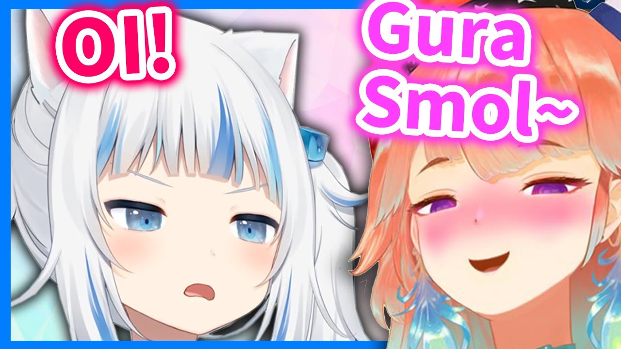 Gura is too SMOL for the Collab【HololiveEN】