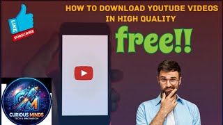 How to download free YouTube video in high quality 720p,1080,4k free #viral #trending 
