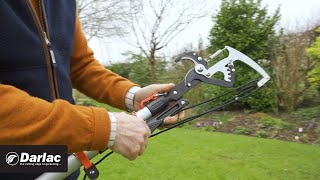 Garden Writer Martin Fish Demonstrates Darlac's Telescopic Tree Pruner Range