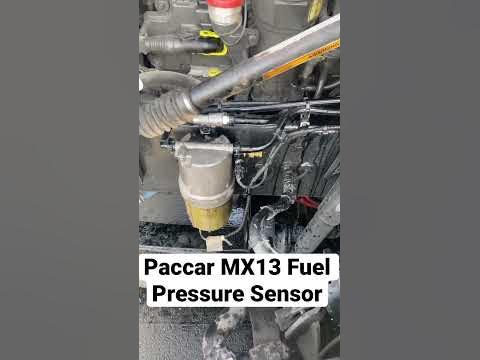 Fuel Pressure Sensor Location Paccar MX13 EPA 10 13 & 17 - YouTube