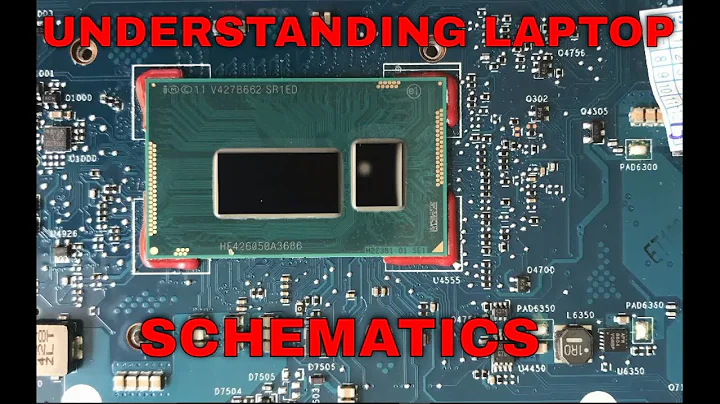 How to read & repair Laptop with schematics diagrams part 1