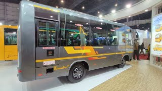 New SML Isuzu Executive LX Coach Unveiled At Auto Expo 2023 - Walkaround Video #isuzu #sml