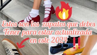 Estos son los zapatos que debes tener para estar actualizada en este 2024