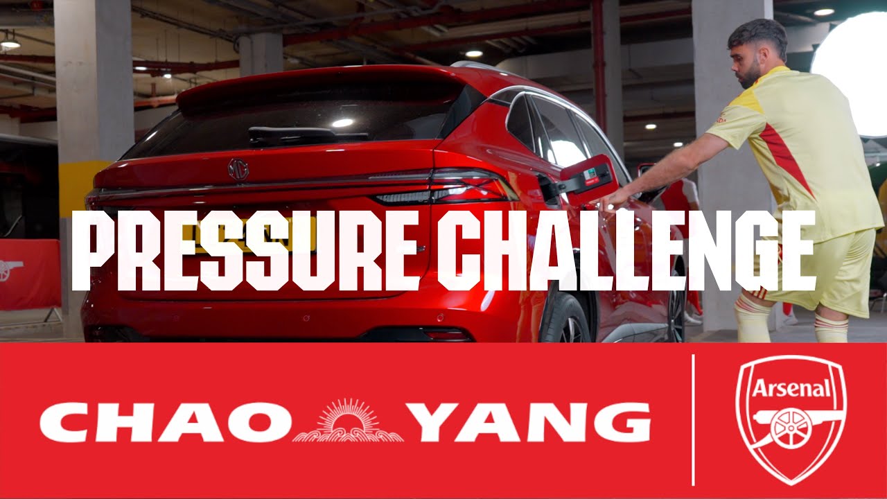 Arsenal Stars Take On the Tire Pressure Challenge | Chaoyang Tires x Arsenal FC